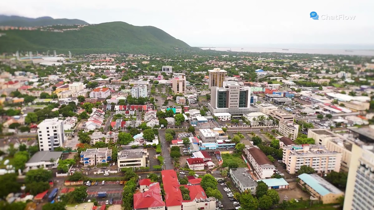 Kingston viewed from above in the Chatflow production
